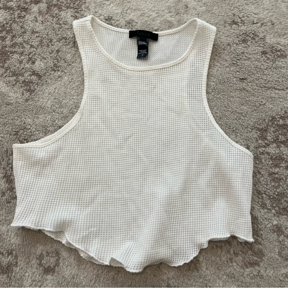 revolve white tank top